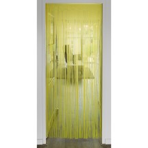 Rideau aluminium fluo jaune UV 200x100 cm pas cher | Fiesta Factory