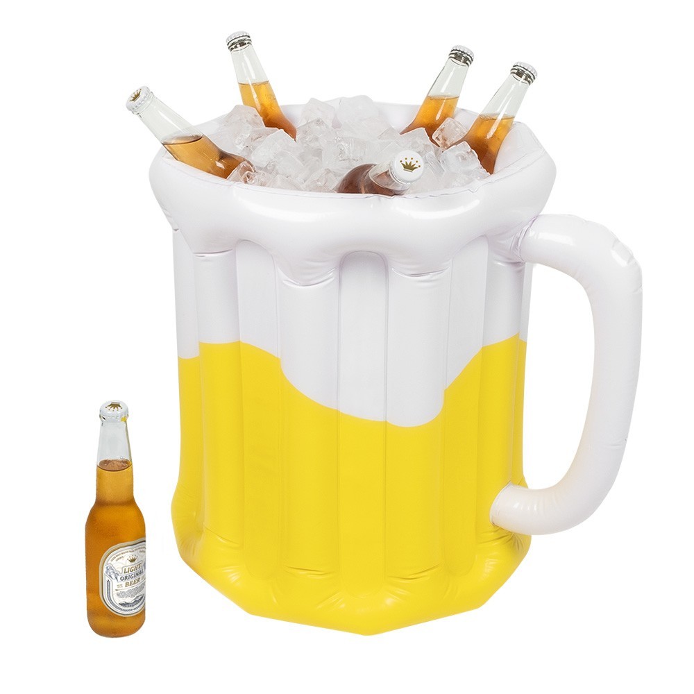 Glacière gonflable chope bière pas cher – accessoire fête | Fiesta Factory