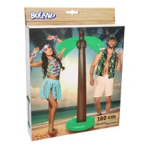 Palmier gonflable 180 cm pas cher – déco tropicale | Fiesta Factory