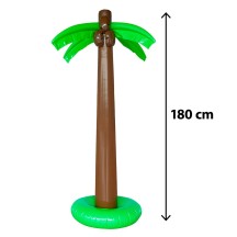 Palmier gonflable 180 cm pas cher – déco tropicale | Fiesta Factory