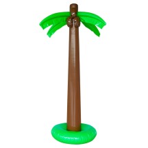 Palmier gonflable 180 cm pas cher – déco tropicale | Fiesta Factory