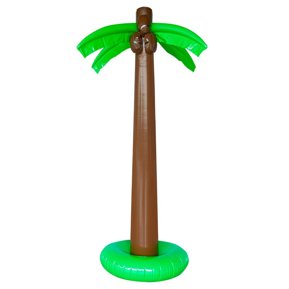 Palmier gonflable 180 cm pas cher – déco tropicale | Fiesta Factory