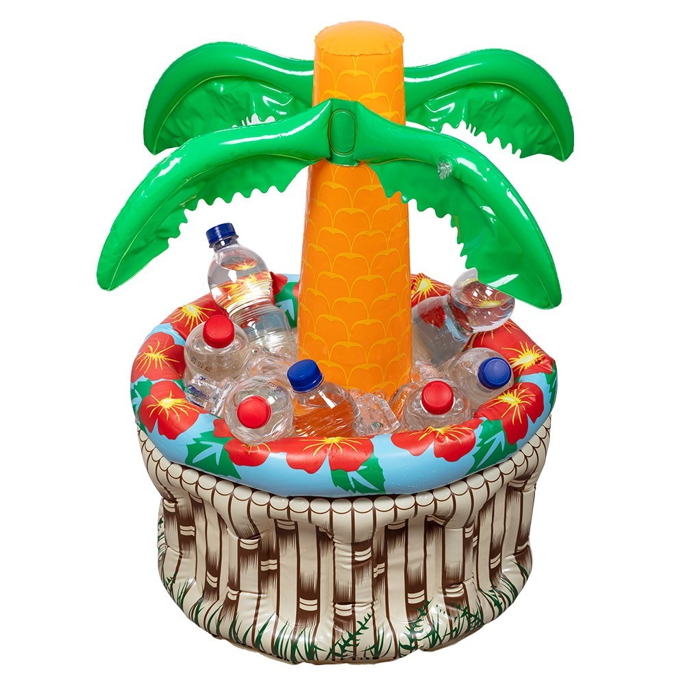Glacière gonflable palmier 62 cm pas cher – fête été | Fiesta Factory