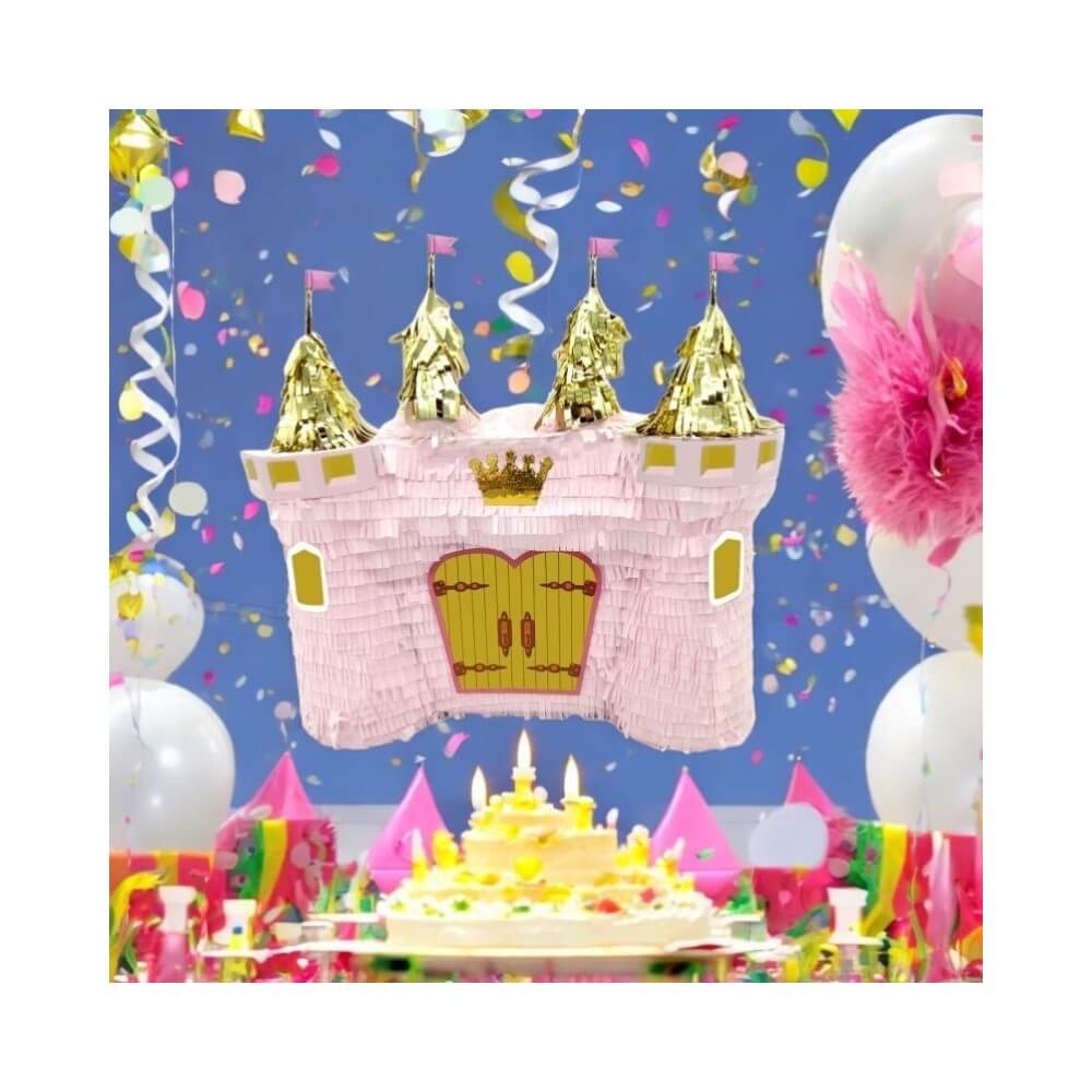 Piñata Château de Princesse 40 x 44,5 x 14 cm - 29636 - Piñatas