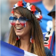 Lunettes Festives Cœur Bleu Blanc Rouge - 43370 - Lunettes fantaisie