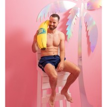 Banane XXL gonflable 71 cm – décoration fête et piscine