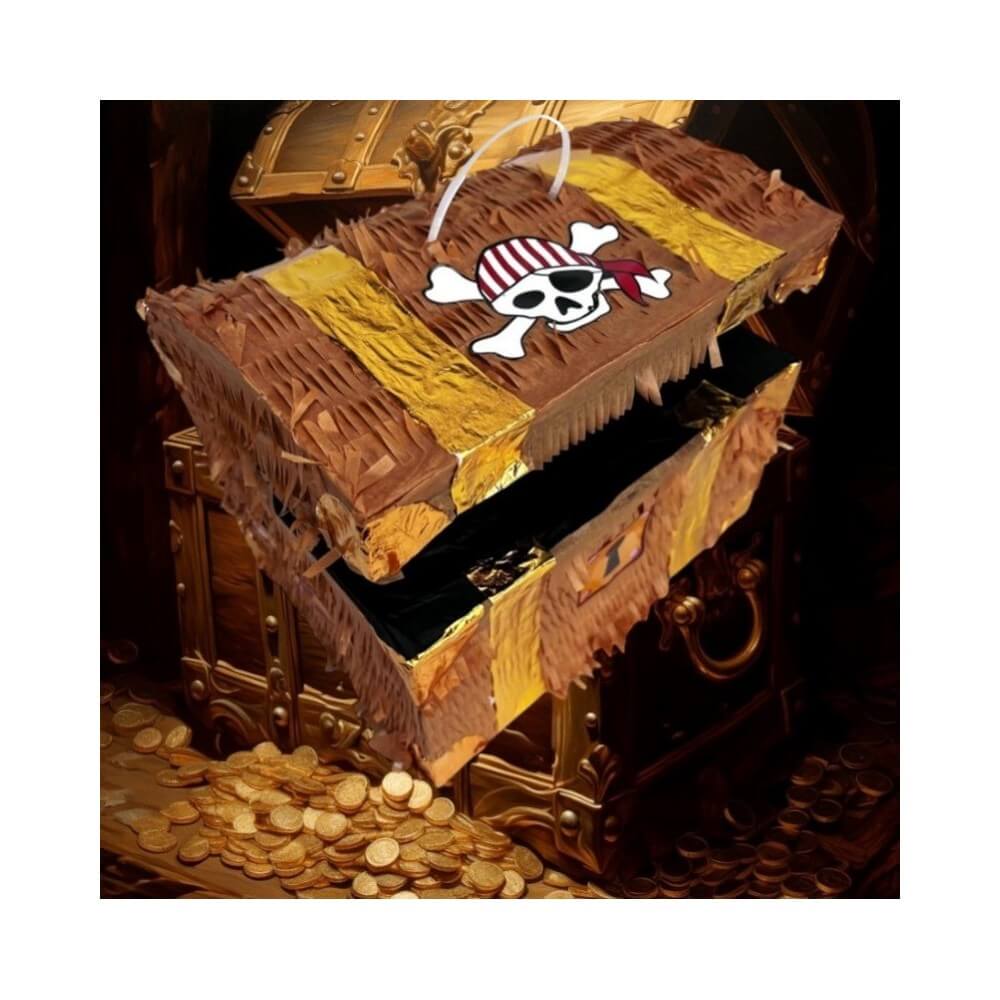 Piñata Coffre de Pirate – Anniversaire Enfant - 29502 - Piñatas