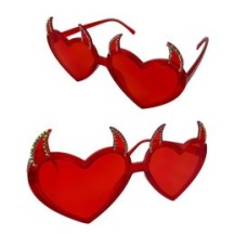Lunettes Accessoire Lovely Demon Cœur - 27719 - Lunettes fantaisie