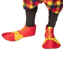 Chaussures de Clown Tissu Taille Unique Carnaval | Fiesta Factory