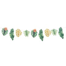 Guirlande Feuilles Tropicales 3 m Pas Cher | Fiesta Factory