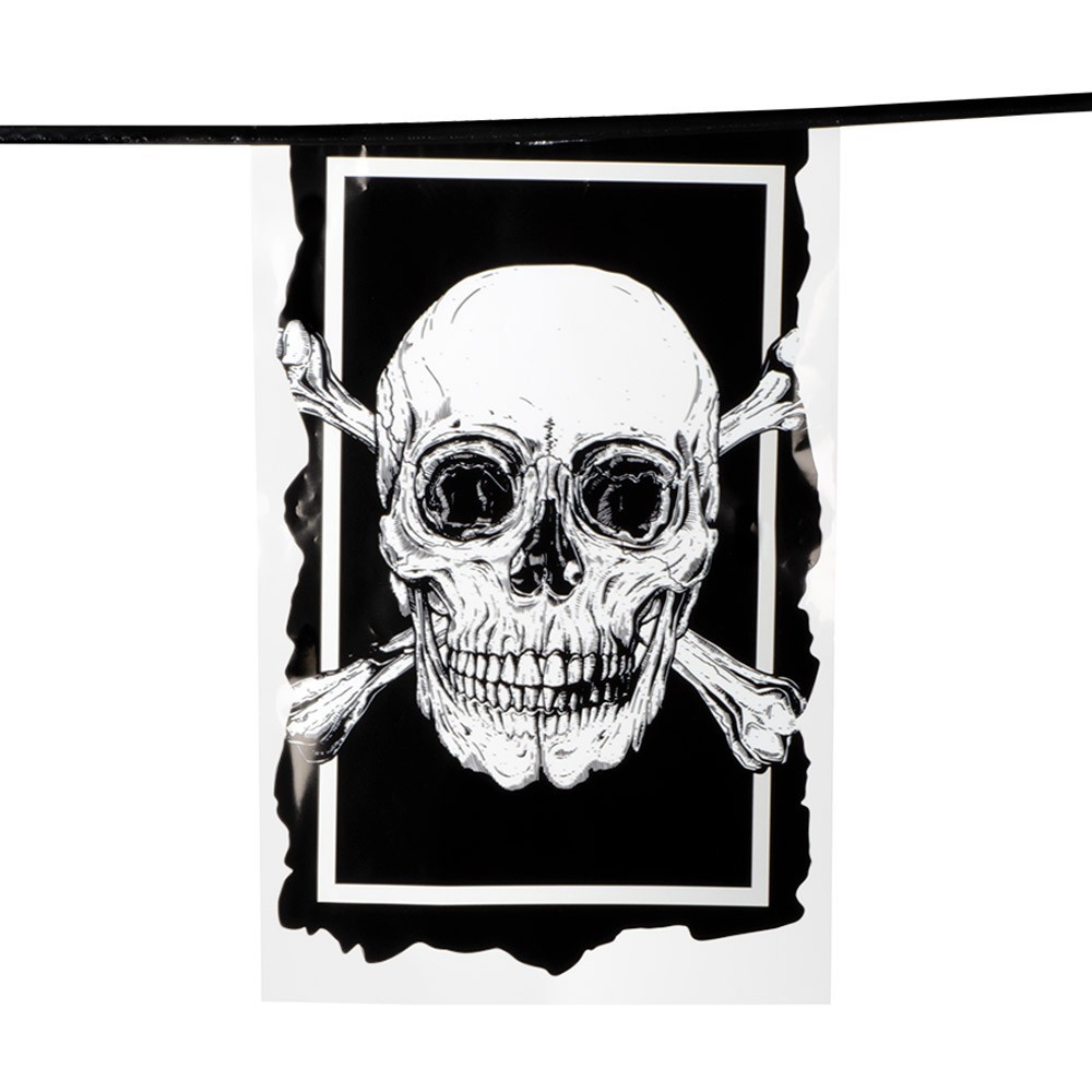 Guirlande de Fanions Pirates 6 m Pas Cher | Fiesta Factory