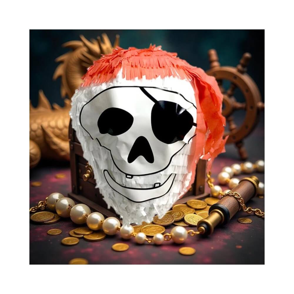 Piñata Pirate Tête de Mort – Anniversaire - 29517 - Piñatas