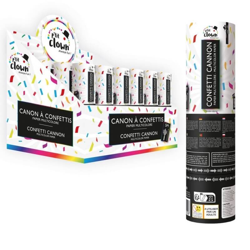 Canon à Confettis Or 40 cm – Effet Festif Intense - 28020 - Canons à confettis