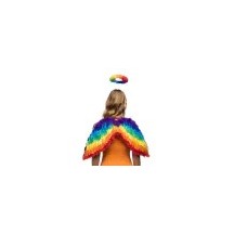 Set Ange Arc-en-ciel avec Ailes pas cher | Fiesta Factory