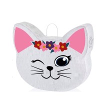 Piñata Yumi Chat Clin d’Œil 35,5 x 32,5 cm - 29763 - Piñatas