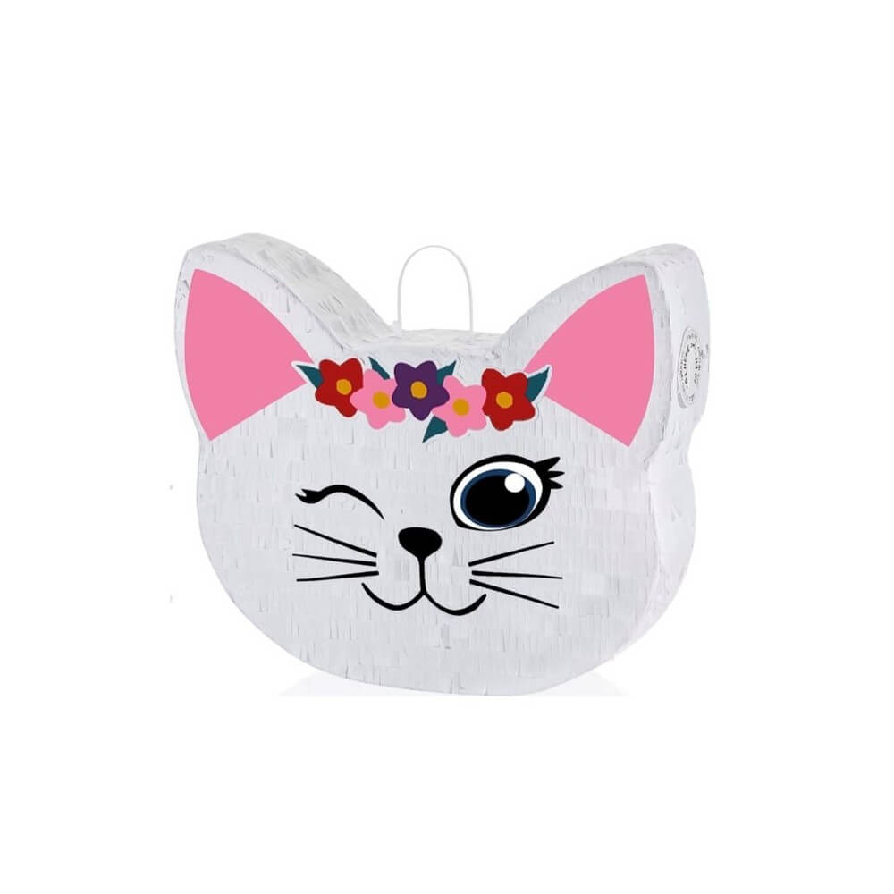 Piñata Yumi Chat Clin d’Œil 35,5 x 32,5 cm - 29763 - Piñatas