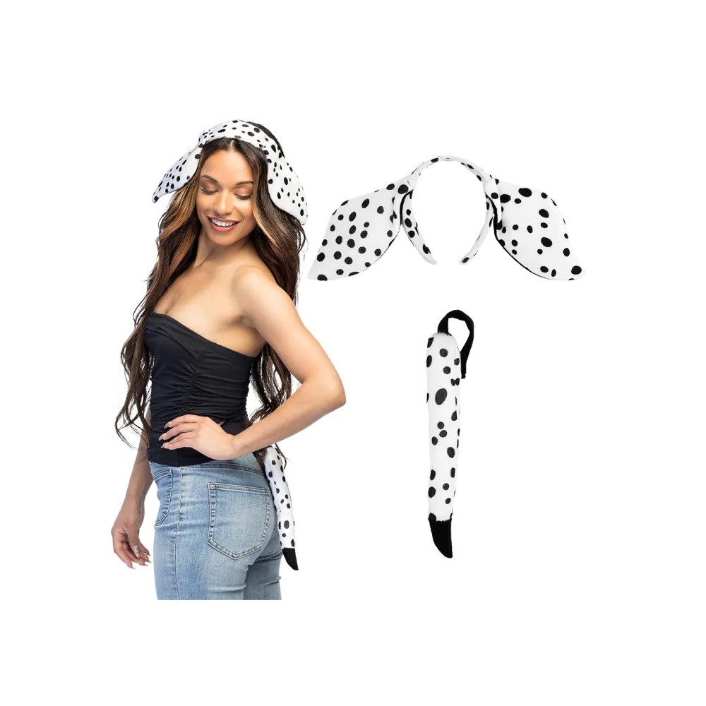 Set Dalmatien Tiare et Queue pas cher | Fiesta Factory