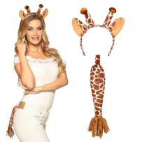 Set Girafe Tiare et Queue pas cher | Fiesta Factory