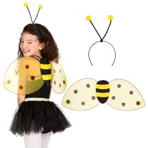 Set Abeille Enfant Tiare et Ailes pas cher | Fiesta Factory