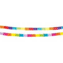 Guirlandes papier Beauty 2,5 m pas cher | Décoration fête
