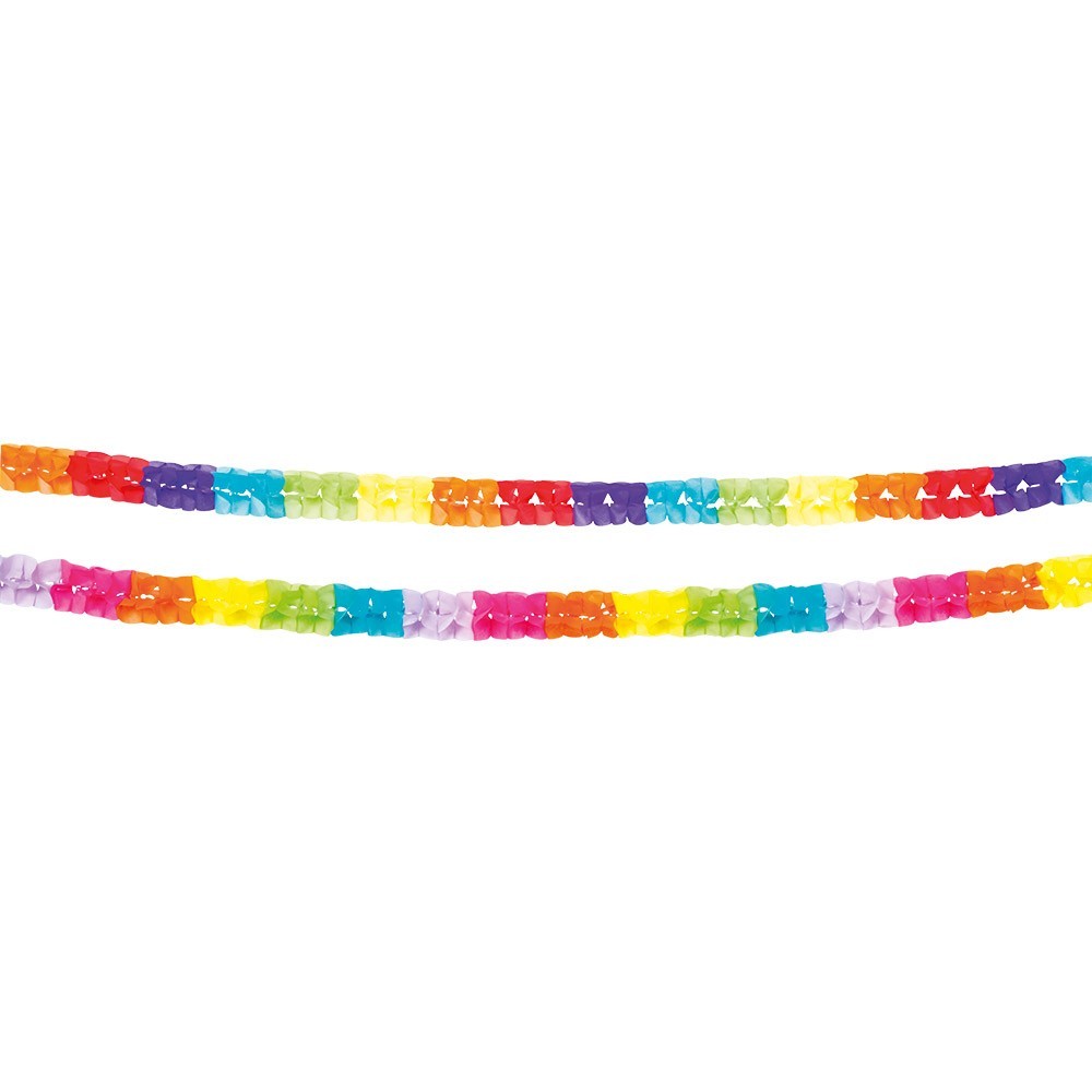 Guirlandes papier Beauty 2,5 m pas cher | Décoration fête