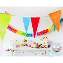 Guirlande papier Fandango 6 m pas cher | Décoration fête