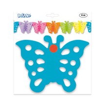 Guirlande papier Papillon 4 m pas cher | Décoration fête