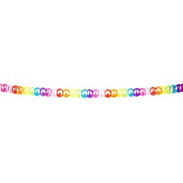 Guirlande papier Peace 4 m pas cher | Décoration hippie