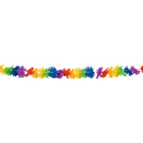 Guirlande Rainbow Flowers 3 m pas cher | Décoration tropicale