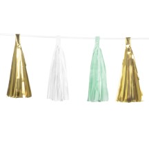 Guirlande Tassels Sirène 3 m pas cher | Décoration Anniversaire Mermaid