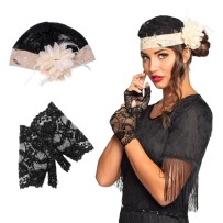 Set Charleston Bonnet et Gants Pas Cher
