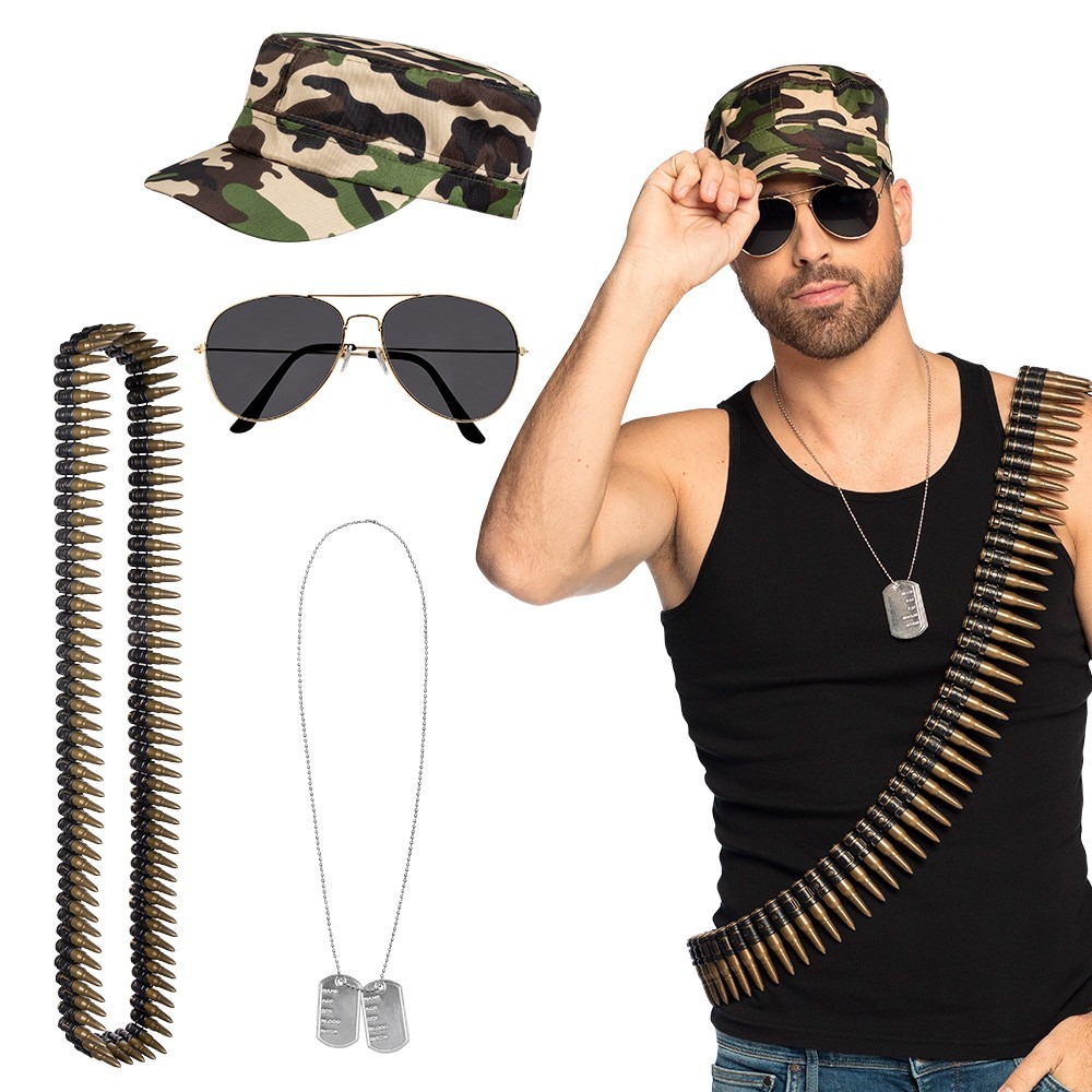 Set Soldat pas cher | Accessoires militaire et armée | Fiesta Factory