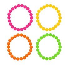 Set 80's Fluo pas cher | Accessoires années 80 et disco | Fiesta Factory