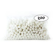 Sachet de 200 Boules Blanches CEE - 22048BL - Cotillons
