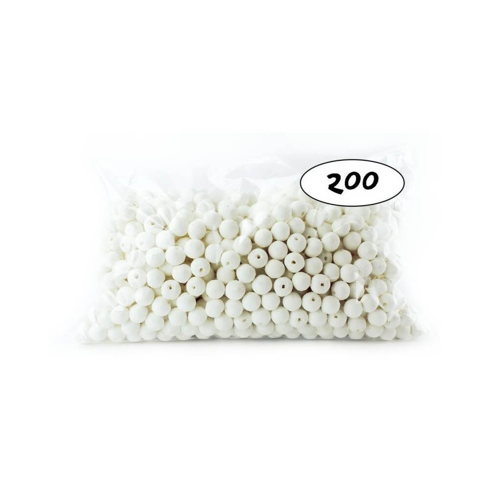 Sachet de 200 Boules Blanches CEE - 22048BL - Cotillons