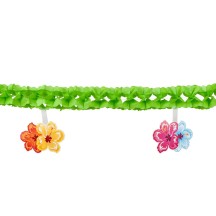 Longueur : 4 mètres • Thème : Tropical, Hawaï, Plage, Été • Impression : Double face • Coloris : 4 couleurs assorties • Matières