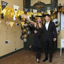 Bannière Frange Métallique Or 6 m Pas Cher | Décoration Fête Dorée