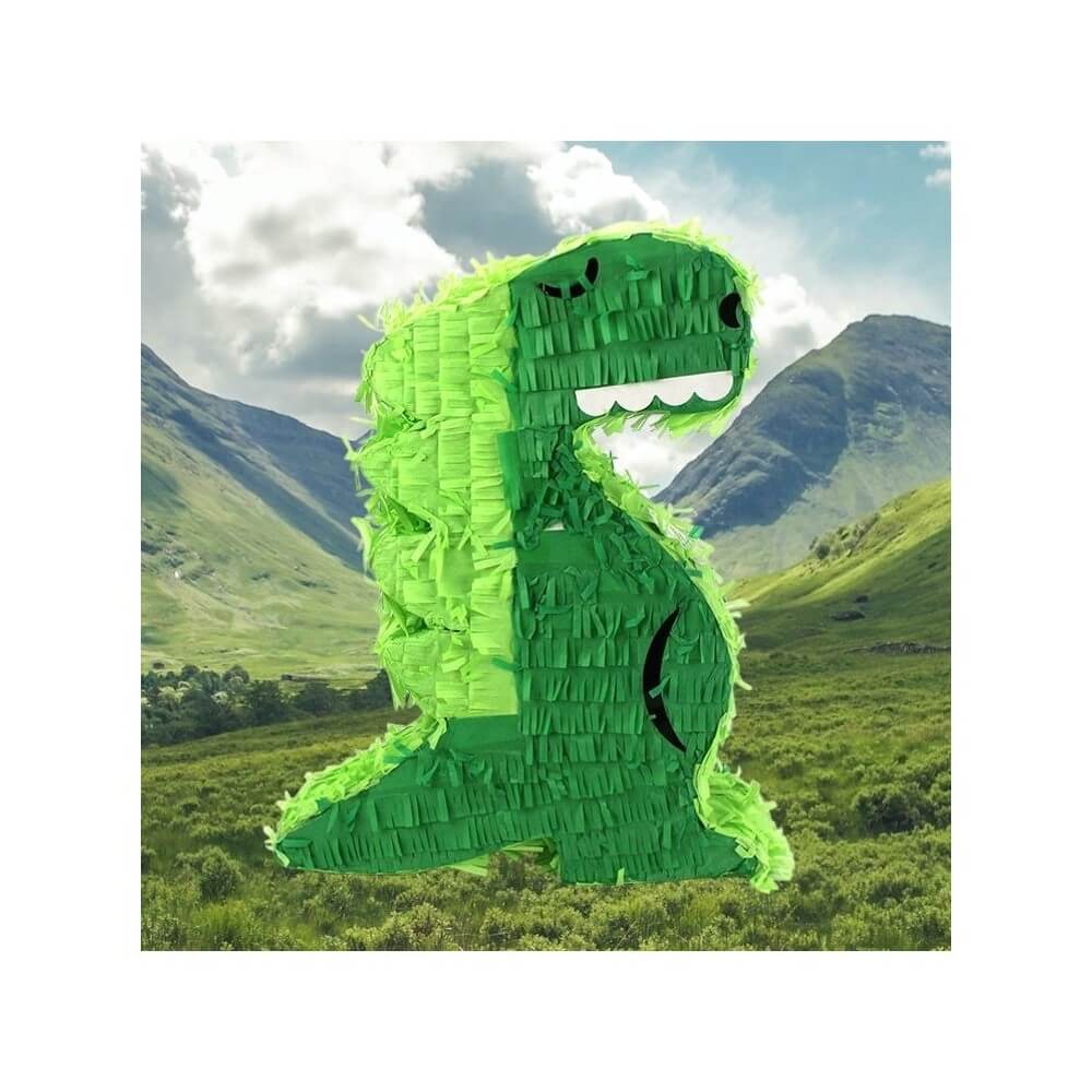 Piñata Dino Vert 43 x 34 cm - 29756 - Piñatas