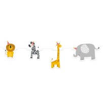 Guirlande Carton Safari 3 m Pas Cher | Décoration Anniversaire Jungle