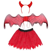 Set Enfant Diable pas cher | Accessoires Halloween enfant | Fiesta Factory