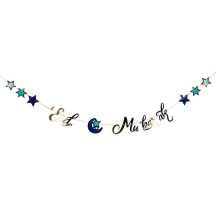 Guirlande Eid Mubarak 2,5 m Pas Cher | Décoration Aïd el-Fitr