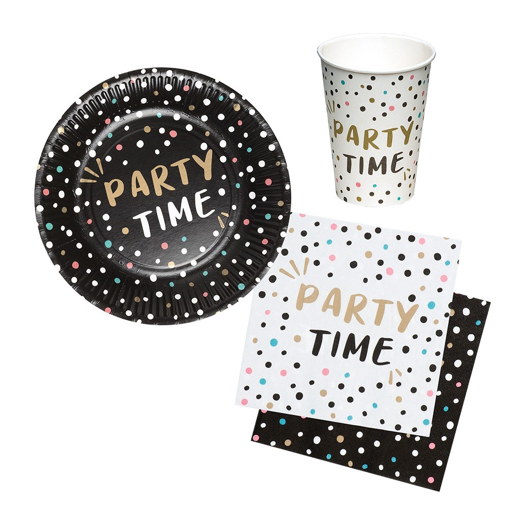 Table Dressée « C'est la Fête » Pas Cher | Décoration de Table Festive