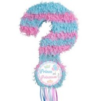 Piñata à Tirer Baby Shower 50 x 38 cm – Prince ou Princesse ? - 29525 - Piñatas