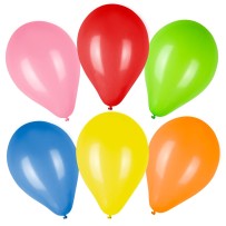 Set de 50 ballons en latex multicolores pas cher | Décoration anniversaire et fête
