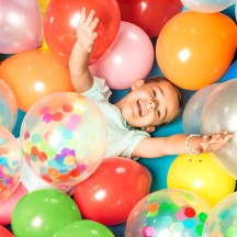 Set de 50 ballons en latex multicolores pas cher | Décoration anniversaire et fête