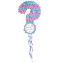 Piñata à Tirer Baby Shower 50 x 38 cm – Prince ou Princesse ? - 29525 - Piñatas