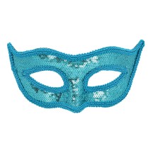 Masque de Venise à sequins turquoise | Carnaval, Bal masqué et Soirée déguisée