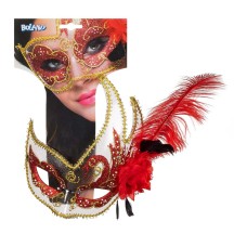 Loup Venise Cygne à plumes 4 couleurs | Masque vénitien pas cher