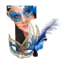 Loup Venise Cygne à plumes 4 couleurs | Masque vénitien pas cher