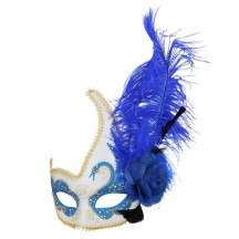 Loup Venise Cygne à plumes 4 couleurs | Masque vénitien pas cher